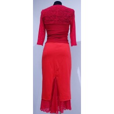 Katerina rosso top + Amelia rojo skirt